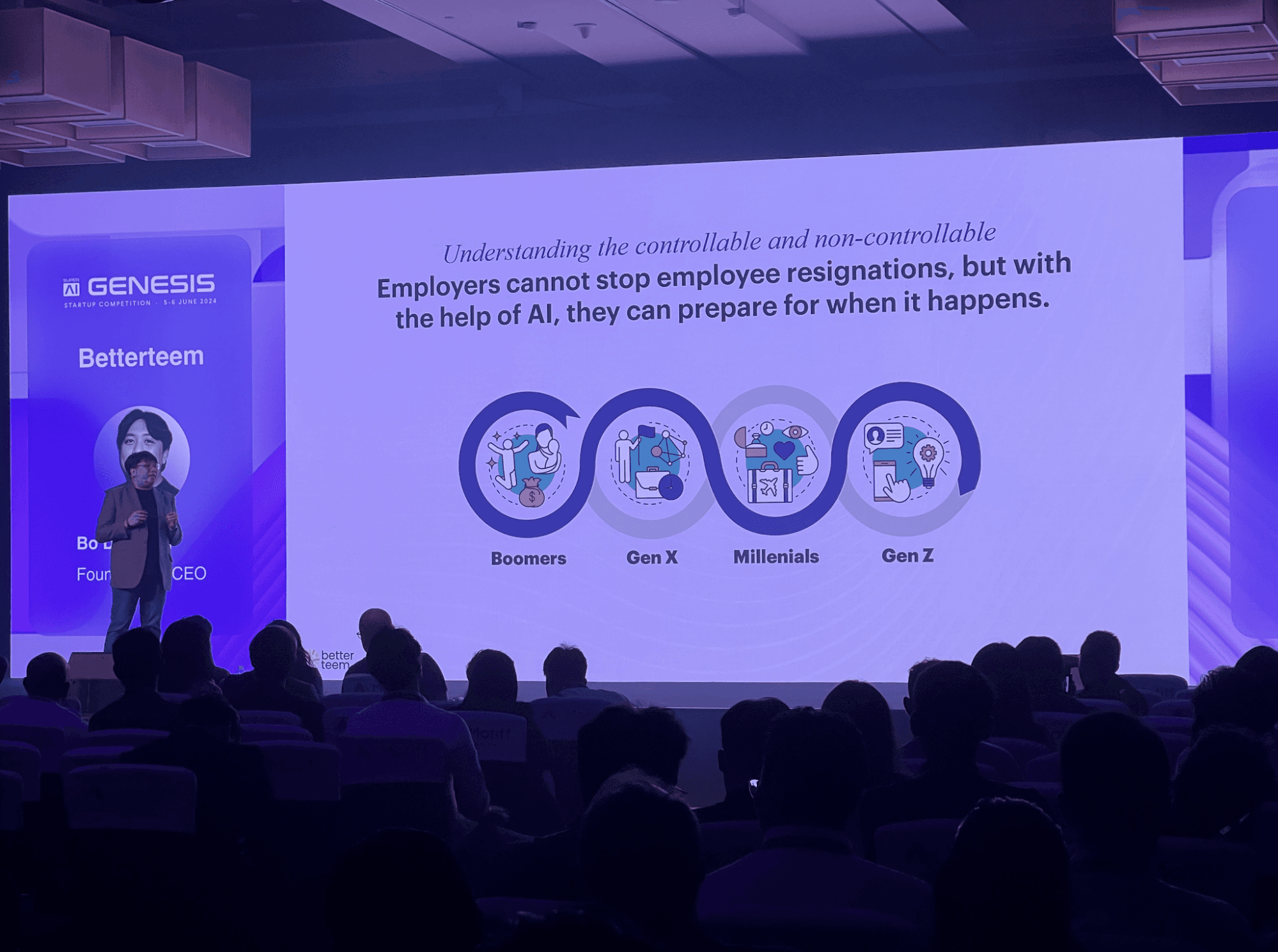 02ー文中2 AIで社員の退職予測など、アジア最大・シンガポールのAIイベントで注目されたスタートアップ
