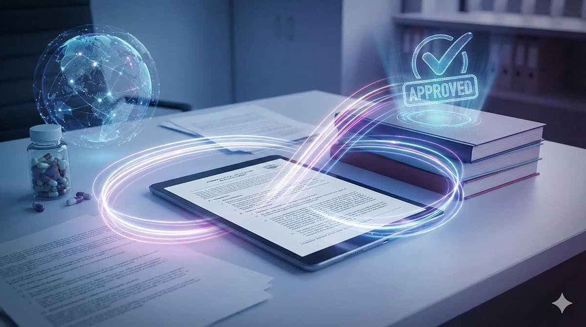 申請書類チェックの自動化で医薬品承認を迅速化